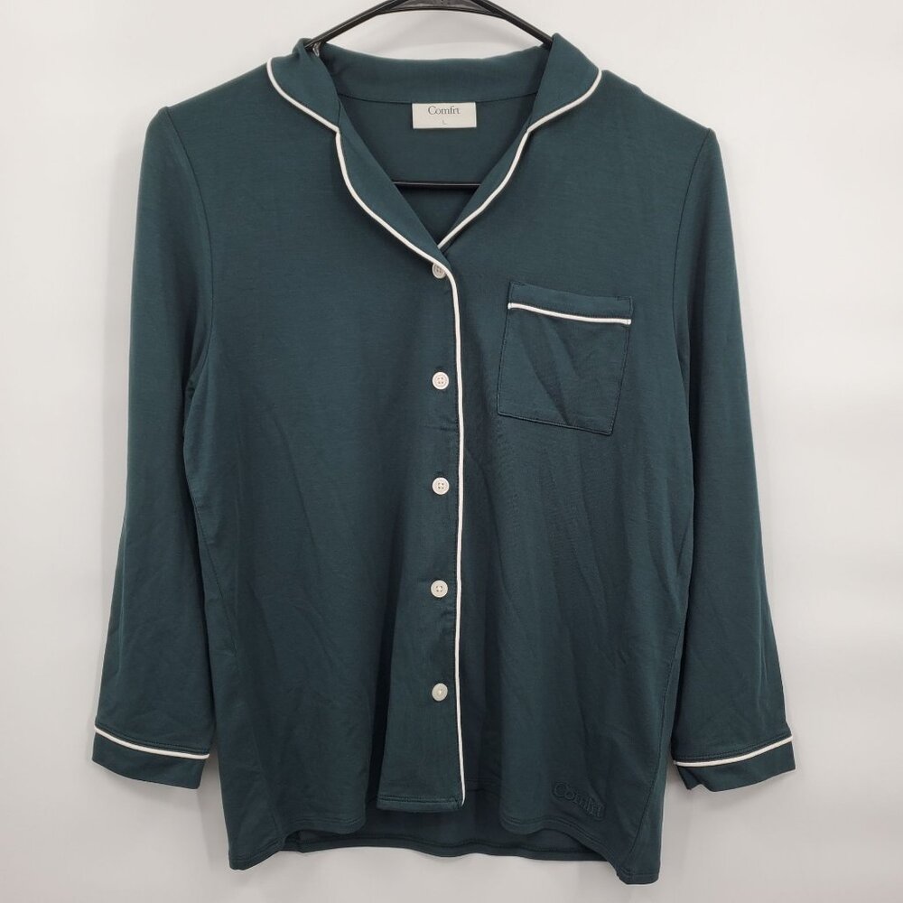 Women's Green Pajama Set Fits like a S! - Picture 3 of 15